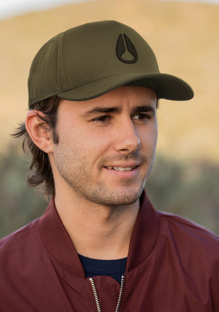 Deep Down Athletic Snapback - Olive / Black - Image 9